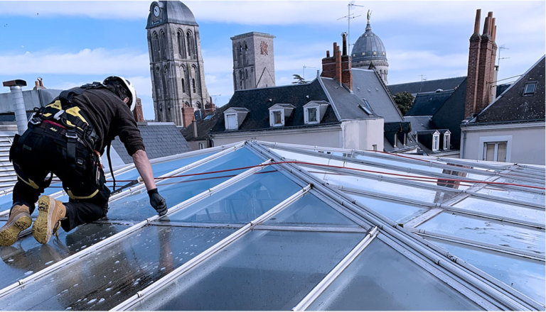 intervention au MAns 72 sarrthe sur une toiture